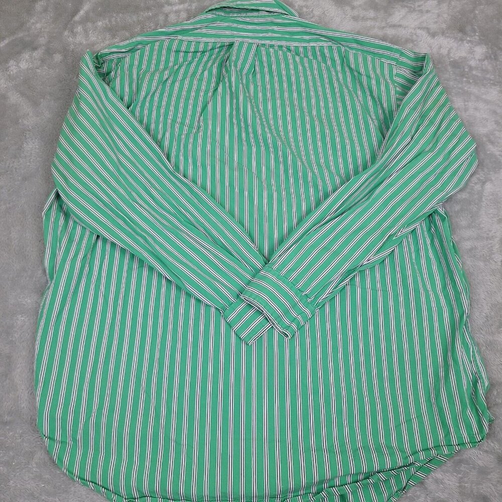 Polo Ralph Lauren Blake (Green & White) Long Sleeve‎ T-Shirt Large - Picture 2 of 10